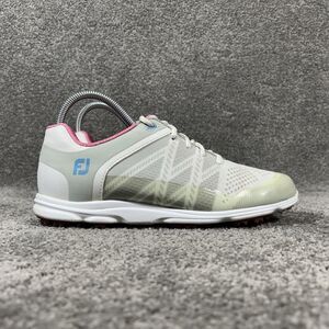 FootJoy Sport SL 98027 Women's Size 7.5 M Gray Spikeless Golf Shoes Used